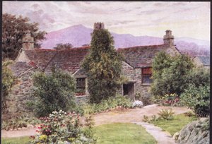 Dove Cottage, Grasmere, de The Cottages and the Village Life of Rural England publié par Dent & Sons Limited, 1912